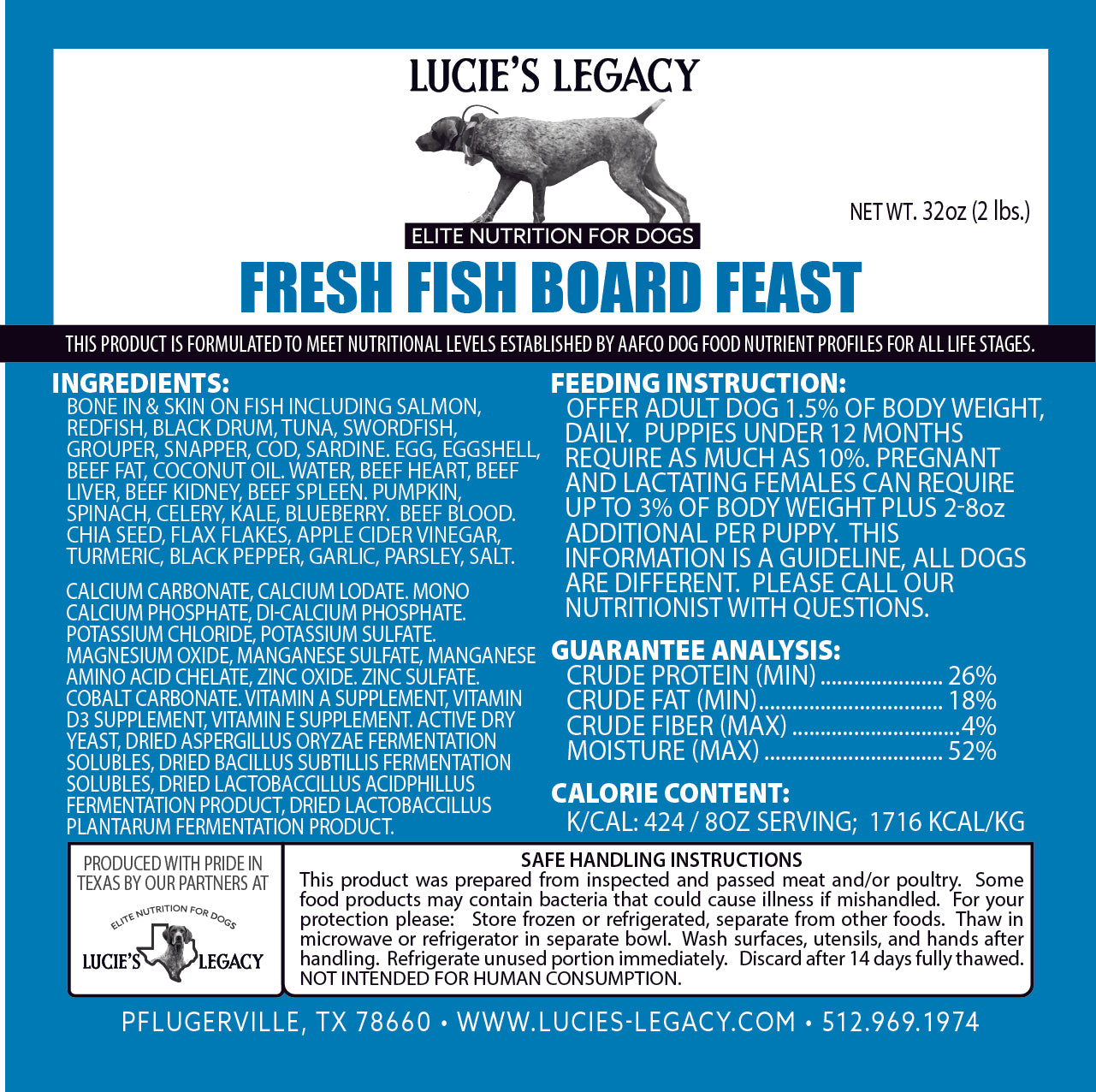 Fresh Fish Board Feast for Dogs