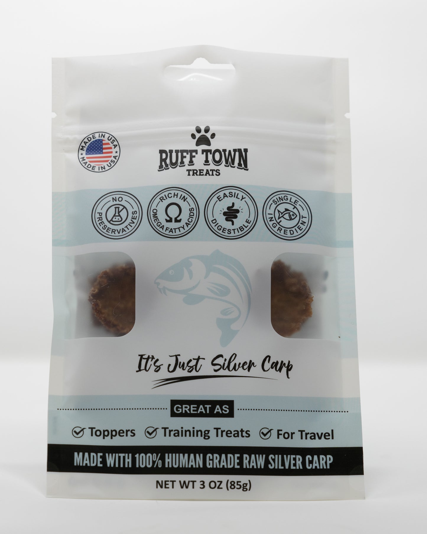 Silver Carp Fish Treats