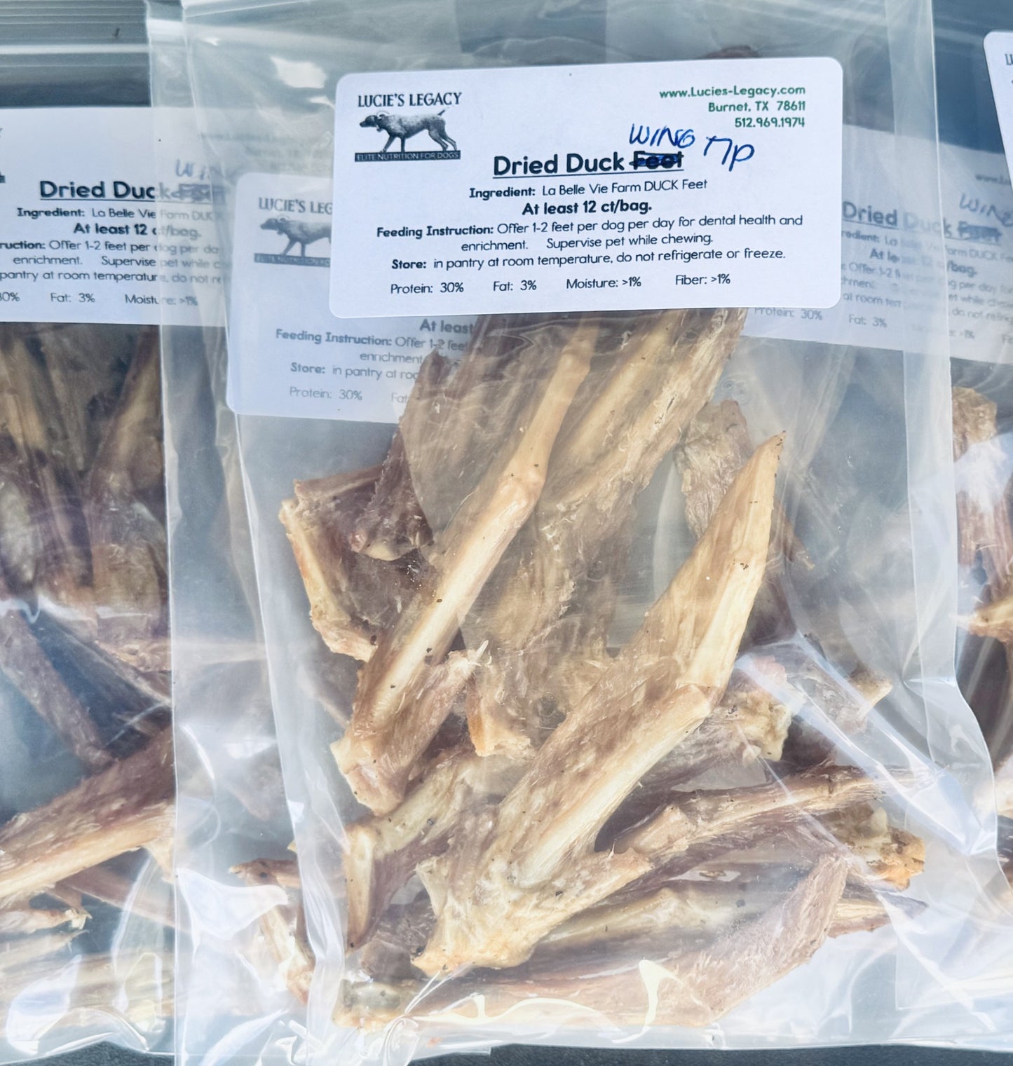 Dry Roasted Duck Wing Tip