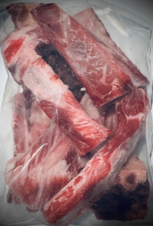 Raw Beef Ribs