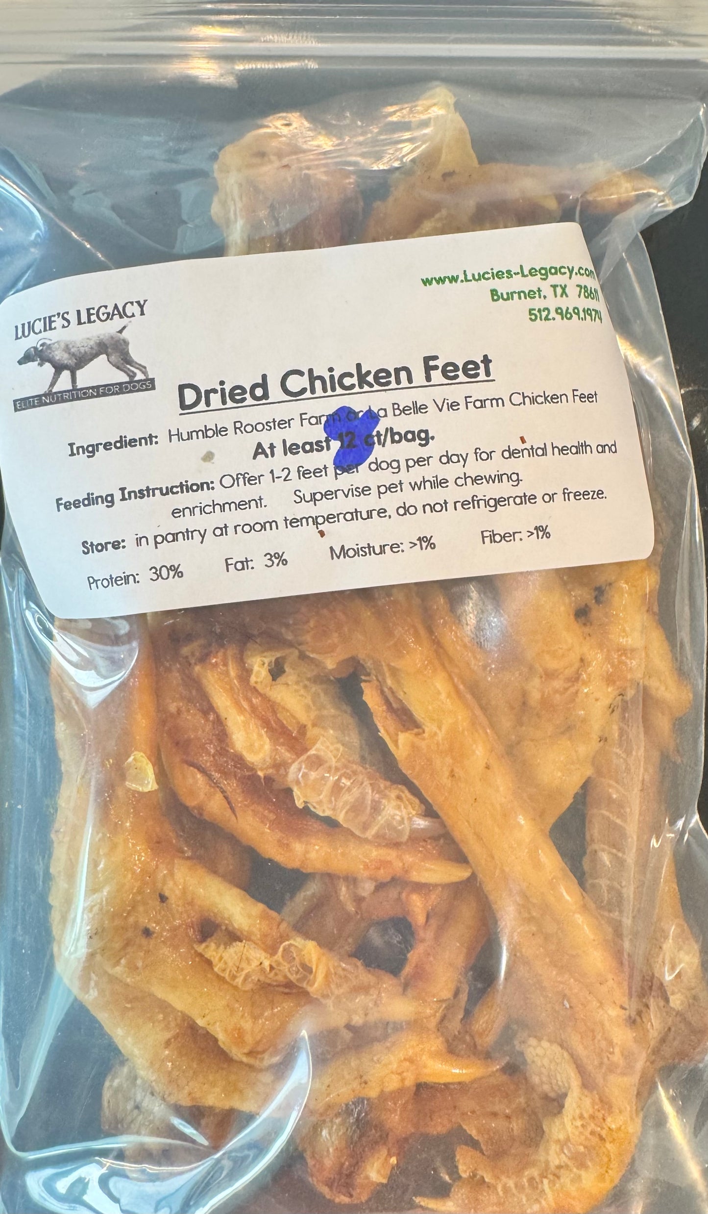 Dry Roasted Feet - Chicken, Duck, or Turkey