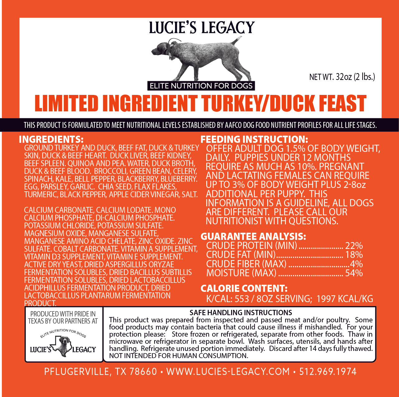 Limited Ingredient Turkey & Duck Feast for Dogs