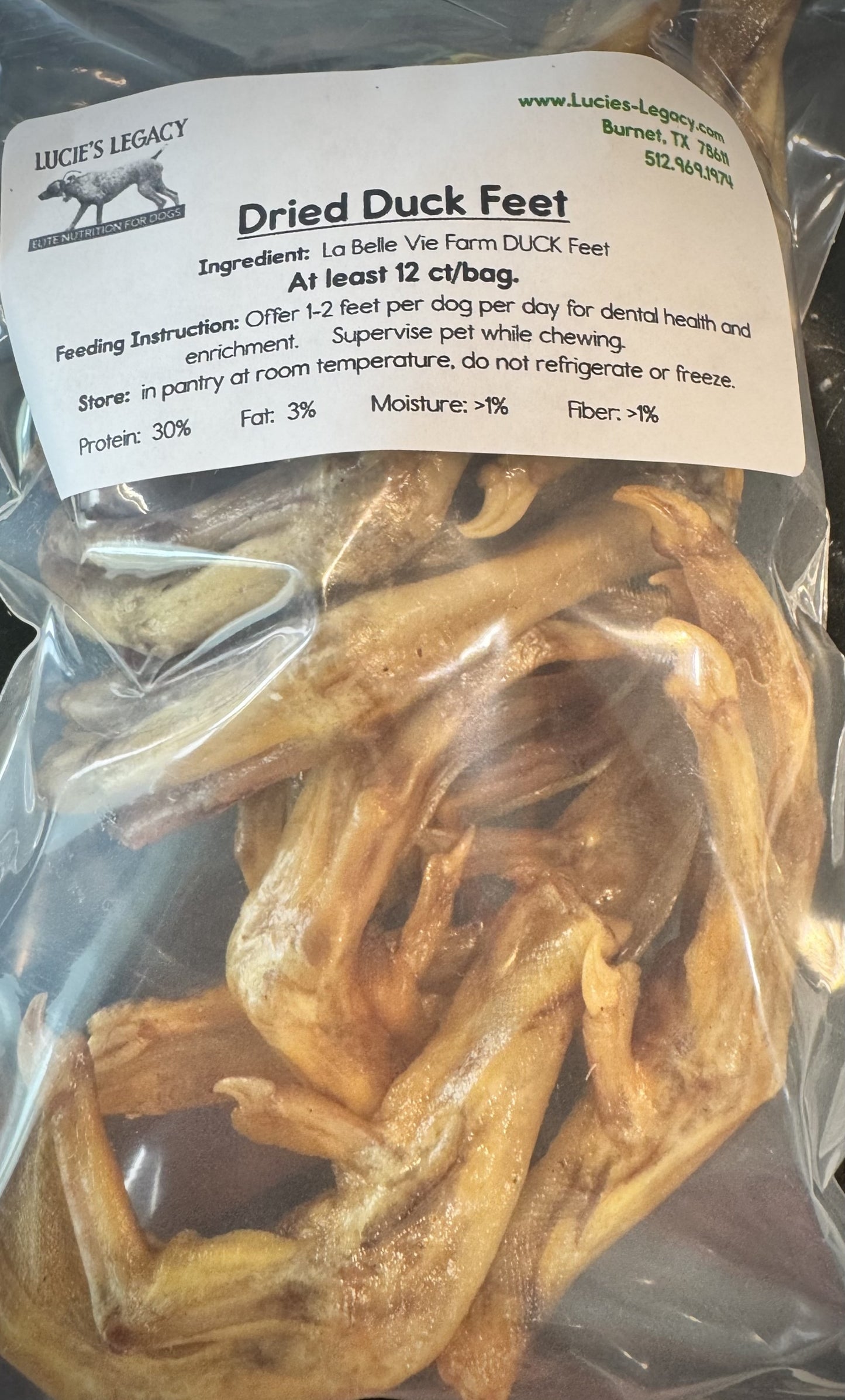 Dry Roasted Feet - Chicken, Duck, or Turkey