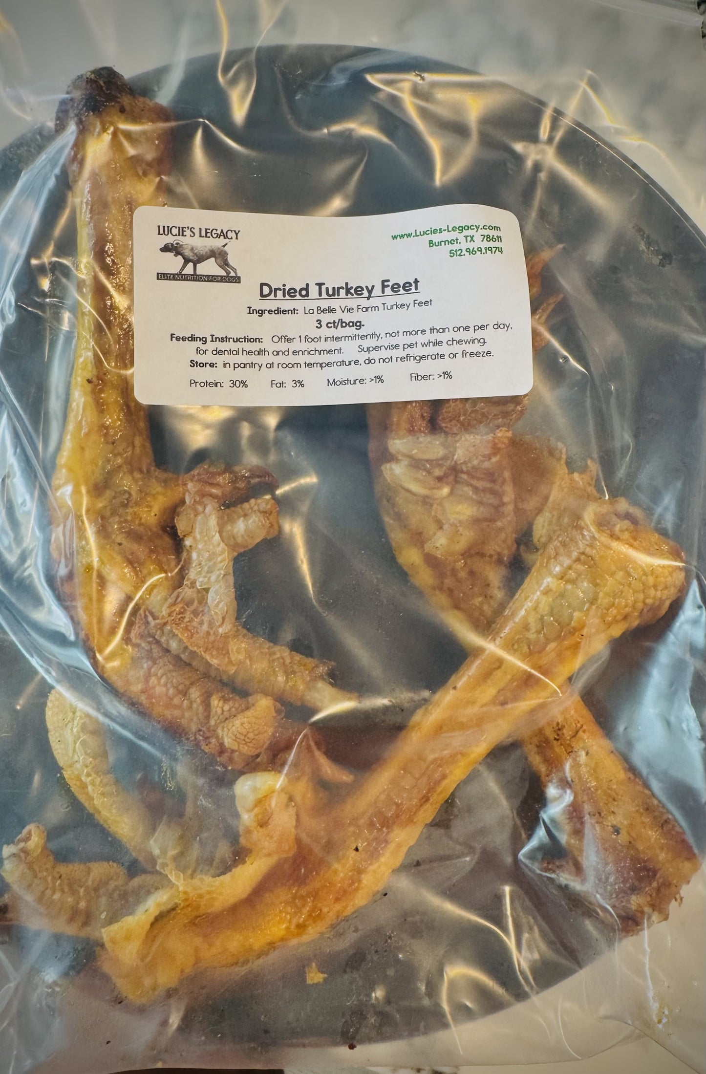 Dry Roasted Feet - Chicken, Duck, or Turkey