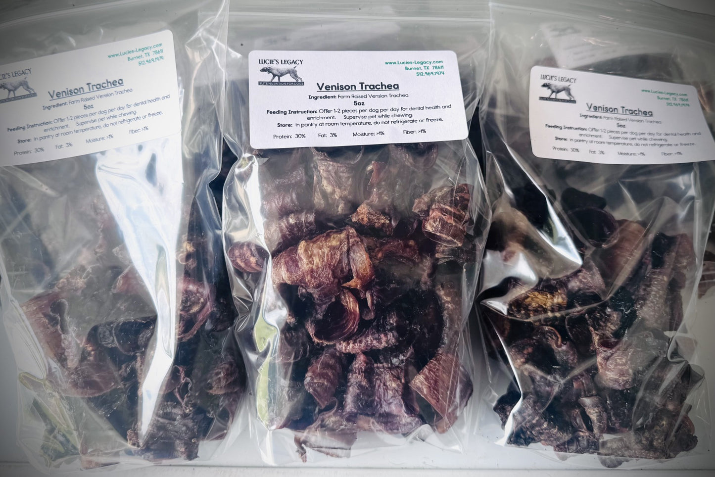 Dry Roasted Venison Trachea